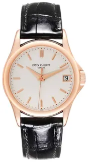 Patek Philippe Calatrava 5127R-001 Rose gold Silver