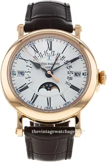 Patek Philippe Perpetual Calendar 5159R-001 Rose gold Silver