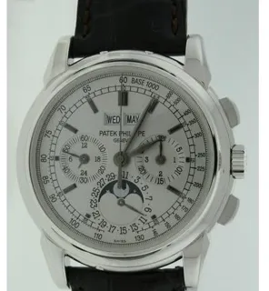 Patek Philippe Perpetual Calendar Chronograph 5970G 18k white gold White