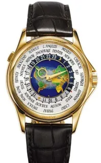 Patek Philippe 5131J 18k yellow gold Enamel$Silver