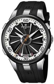 Perrelet Turbine XL A 1050 / 4 Titanium and Stainless steel Black