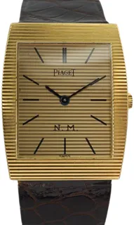 Piaget Retailed by N.M. 9672 18k yellow gold Golden