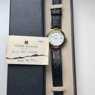 Pierre Balmain 119.5020.5 33mm Yellow gold White