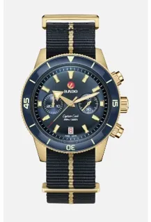 Rado Captain Cook R32146208 Bronze and Ceramic and Titanium Blue