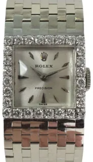 Rolex Buckle Bracelet 9634 18k white gold Silver