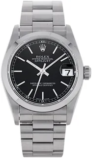 Rolex Datejust 78240 Stainless steel Black