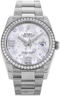 Rolex Datejust 36 116244 White gold and Stainless steel Silver