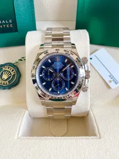 Rolex Daytona 116509 18k white gold Blue