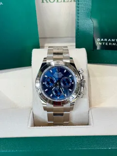 Rolex Daytona 116509 18k white gold Blue