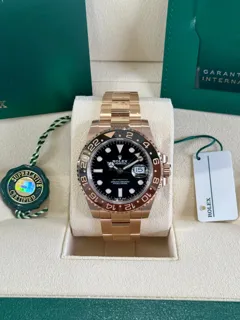 Rolex GMT-Master II 126715CHNR Everose gold Black