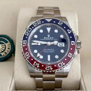 Rolex GMT-Master II 126719 18k white gold Blue