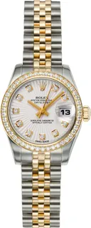 Rolex Lady-Datejust 179383 Stainless steel Silver Sunbeam