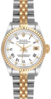 Rolex Lady-Datejust 69173 Stainless steel White