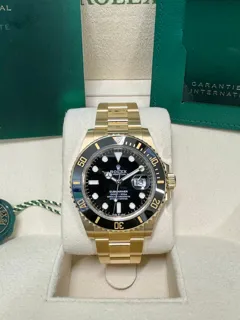 Rolex Submariner 126618LN 18k yellow gold Black