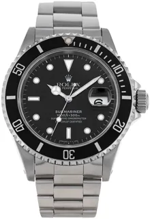 Rolex Submariner 16610 Stainless steel Black