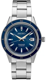 Seiko Presage SRPG05 Stainless steel Blue