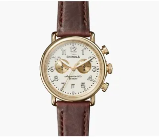 Shinola The Runwell S0120141502 Yellow gold White