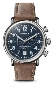 Shinola The Runwell S0120194490 Stainless steel Blue