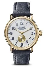 Shinola The Runwell S0120217728 Yellow gold White