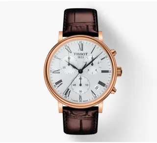 Tissot Carson T122.417.36.033.00 Rose gold and Stainless steel Silver