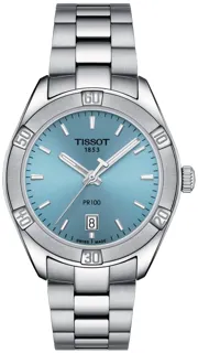 Tissot PR 100 T101.910.11.351.00 Stainless steel Light blue