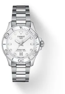 Tissot Seastar T120.210.11.011.00 Stainless steel White