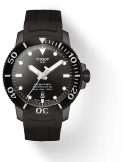 Tissot Seastar T120.407.37.051.00 Stainless steel and PVD Black