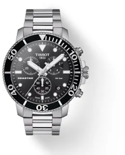 Tissot Seastar T120.417.11.051.00 Stainless steel Black