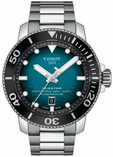 Tissot Seastar T120.607.11.041.00 Stainless steel Black