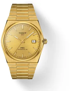 Tissot T-Classic T137.407.33.021.00 Yellow gold and Stainless steel Champagne