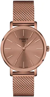 Tissot T-Classic T143.210.33.331.00 Rose gold and Stainless steel Pink