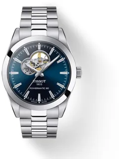 Tissot GENTLEMAN POWERMATIC T127.407.11.041.01 Stainless steel Blue