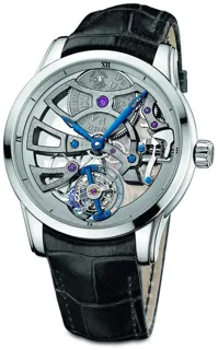 Ulysse Nardin Classic Skeleton Tourbillon 1700-129 White gold Silver