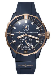 Ulysse Nardin Diver 1185-170-3/BLUE Rose gold and Titanium Blue