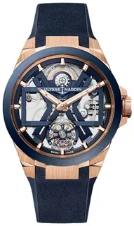 Ulysse Nardin Executive 1725-400-3A/3A Rose gold Blue