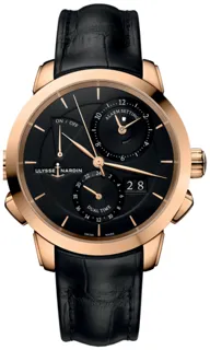 Ulysse Nardin Classic 672-05/92 Rose gold Black