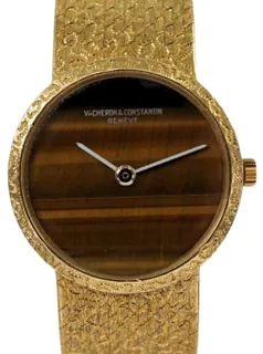 Vacheron Constantin Tiger Eye 6898P 18k yellow gold Brown