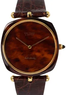 Van Cleef & Arpels Wood G1510 D31 18k yellow gold Brown