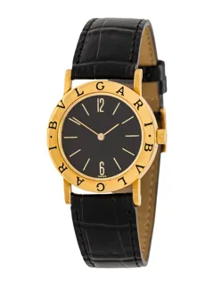 Bulgari Bvlgari Bvlgari BB30GL 18k yellow gold Black