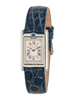 Cartier Tank Basculante 2386 Stainless steel White