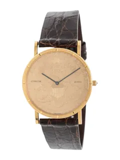 Corum Coin Watch 18k yellow gold