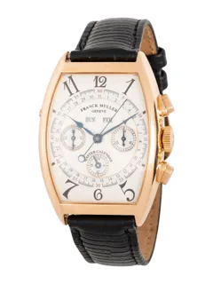 Franck Muller Master Calendar Magnum Chronograph 6850 CC MC 18k rose gold Silver