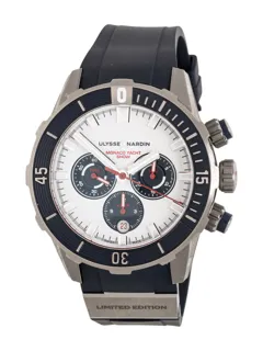 Ulysse Nardin Diver 1503-70LE-0A-MON Titanium and Rubber White