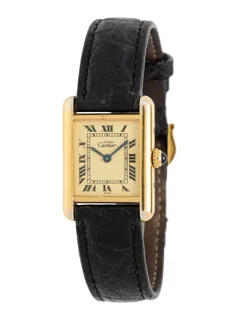 Cartier Must de Cartier Tank 1613 Vermeil Golden