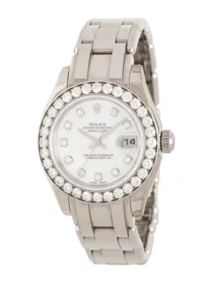 Rolex Pearlmaster 80299 White gold White