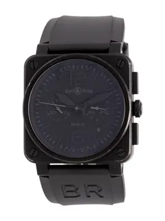 Bell & Ross Chrono Stealth BR03-94 Stainless steel Black