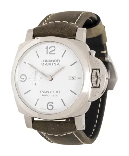 Panerai Luminor Marina PAM 01314 44mm Stainless steel White