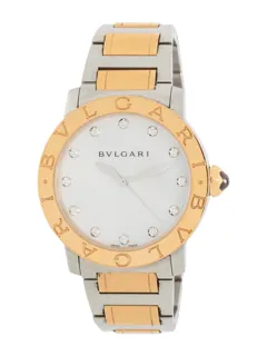 Bulgari Bulgari BBL P 37 SG Stainless steel and 18k rose gold White