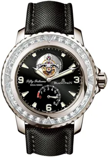 Blancpain Fifty Fathoms 5025-9430-52A White gold Black