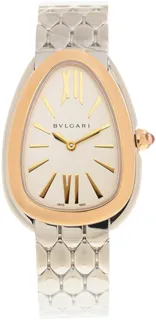 Bulgari Serpenti Seduttori 103144 Rose gold and Stainless steel White